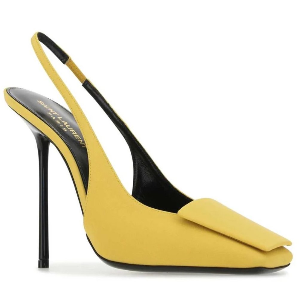 AUTHENTIC Saint Laurent George 115mm Slingback Pumps